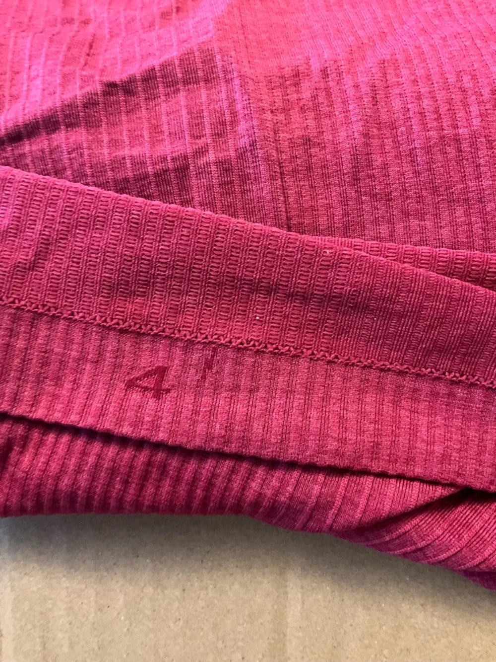 lululemon athletica Ribbed Tank Top - Wine Red - Picture 4 of 4